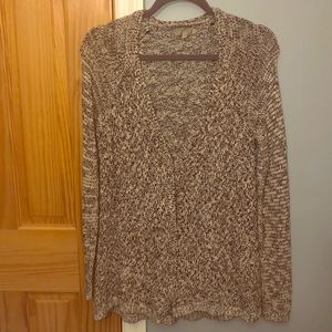 Open Sweater With Buttons